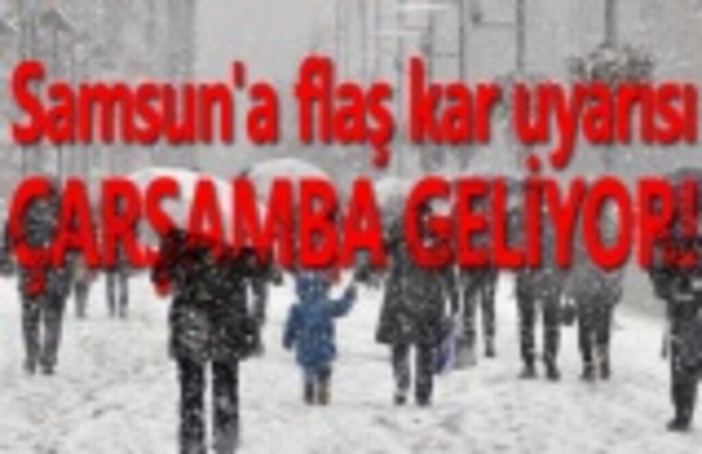 Samsun'a kar ne zaman yağacak? Meteoroloji açıkladı