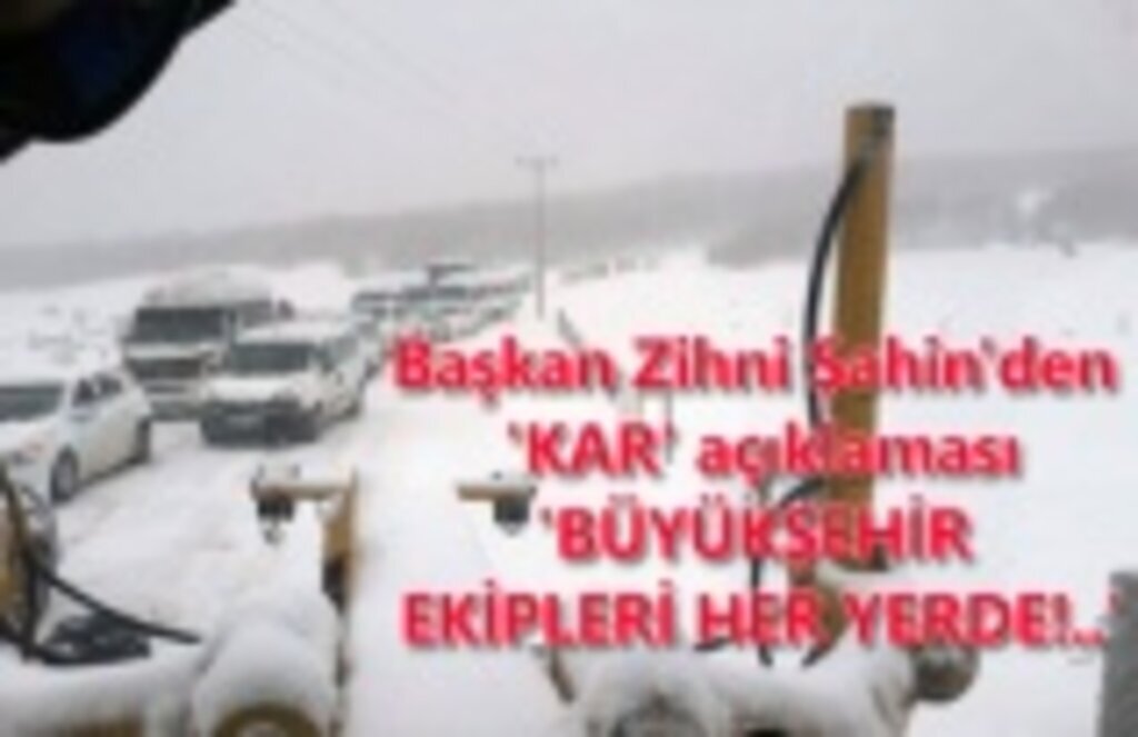 Samsun Büyükşehir kar ile mücade ediyor!