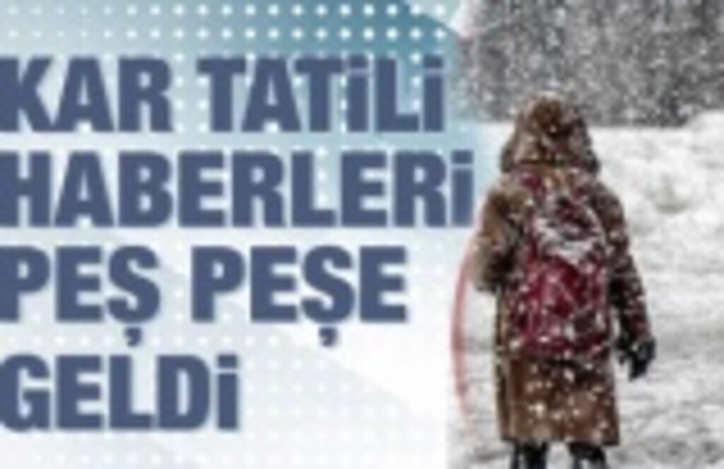 Samsun'da kar tatili olan okullara yenileri eklendi!