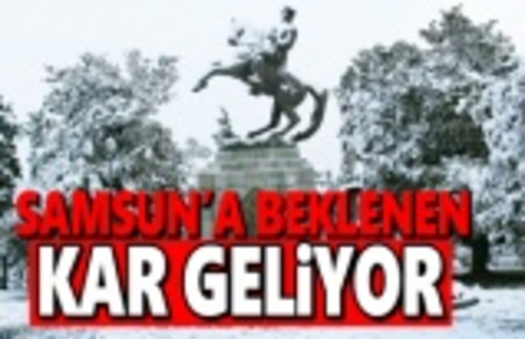 Samsun Merkeze Beklenen Kar Geliyor