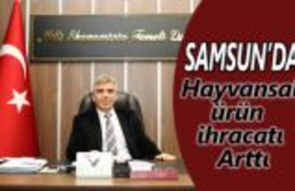Samsun’da Hayvansal Ürün İhracatı Arttı