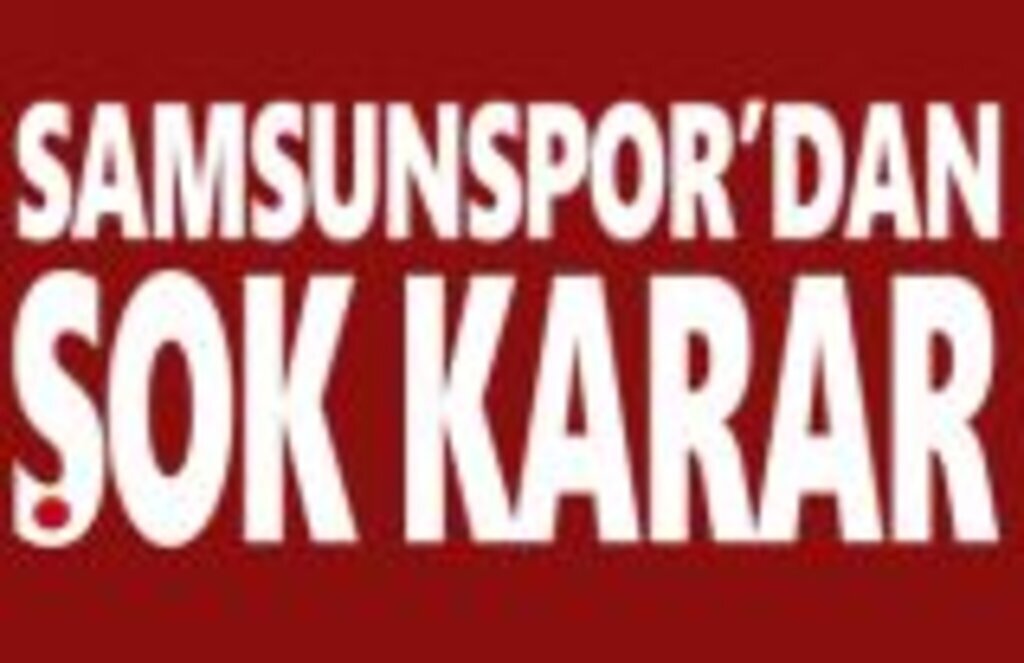 Samsunspor taraftarına ve basına giriş yasağı