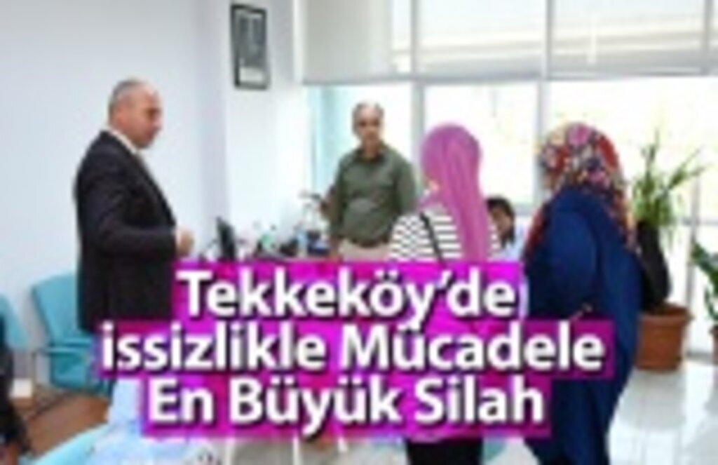 Tekkeköy Belediyesi İstihdam Ofisi Çalışmalarına Devam Ediyor