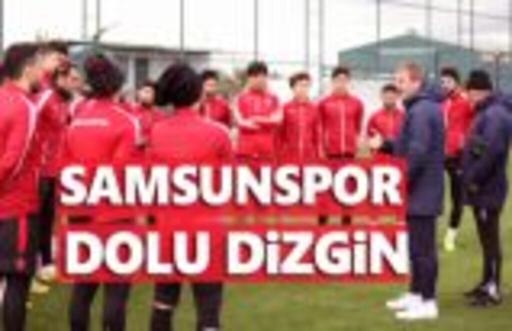 Yılport Samsunspor taktik çalıştı