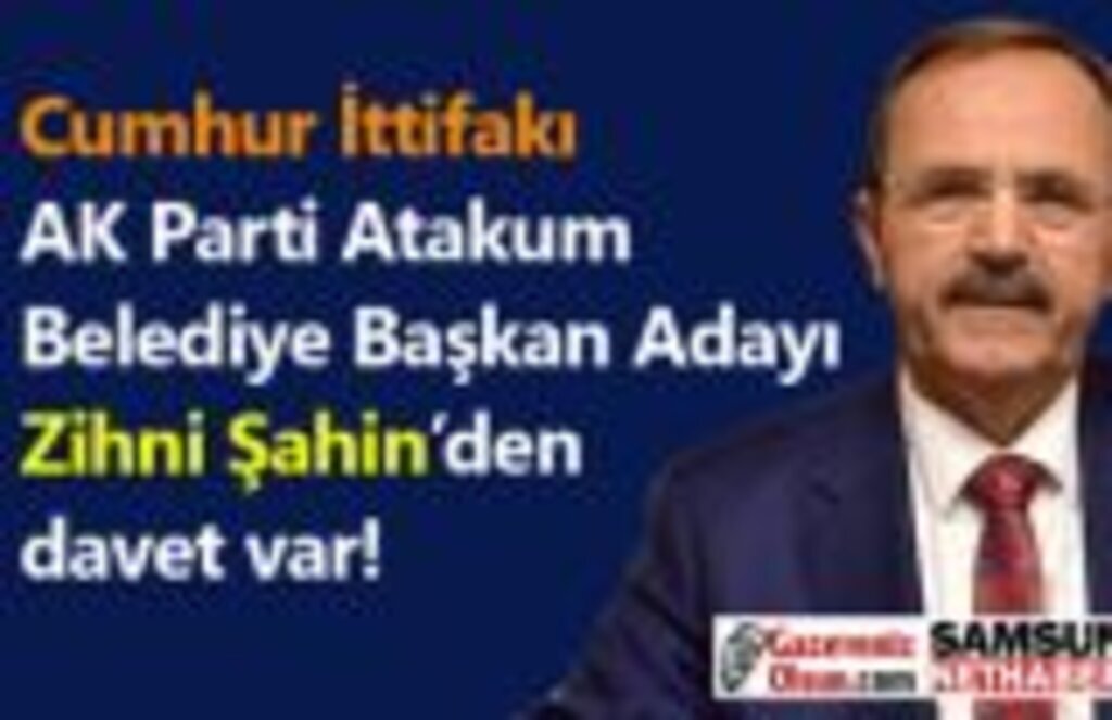 Zihni Şahin'den davet var!