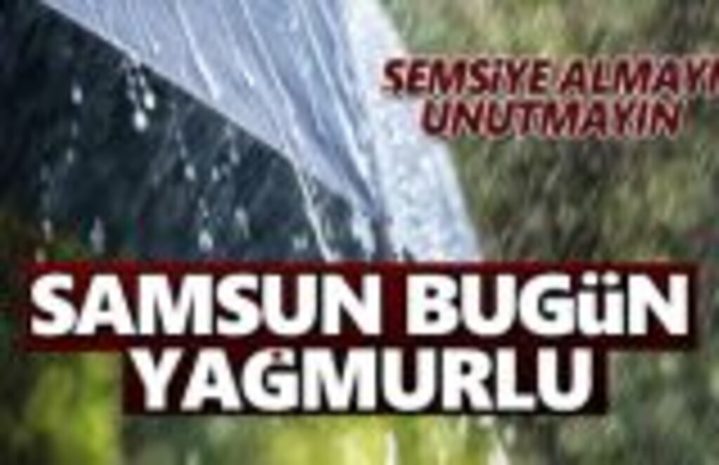 1 Şubat Cuma Samsun hava durumu