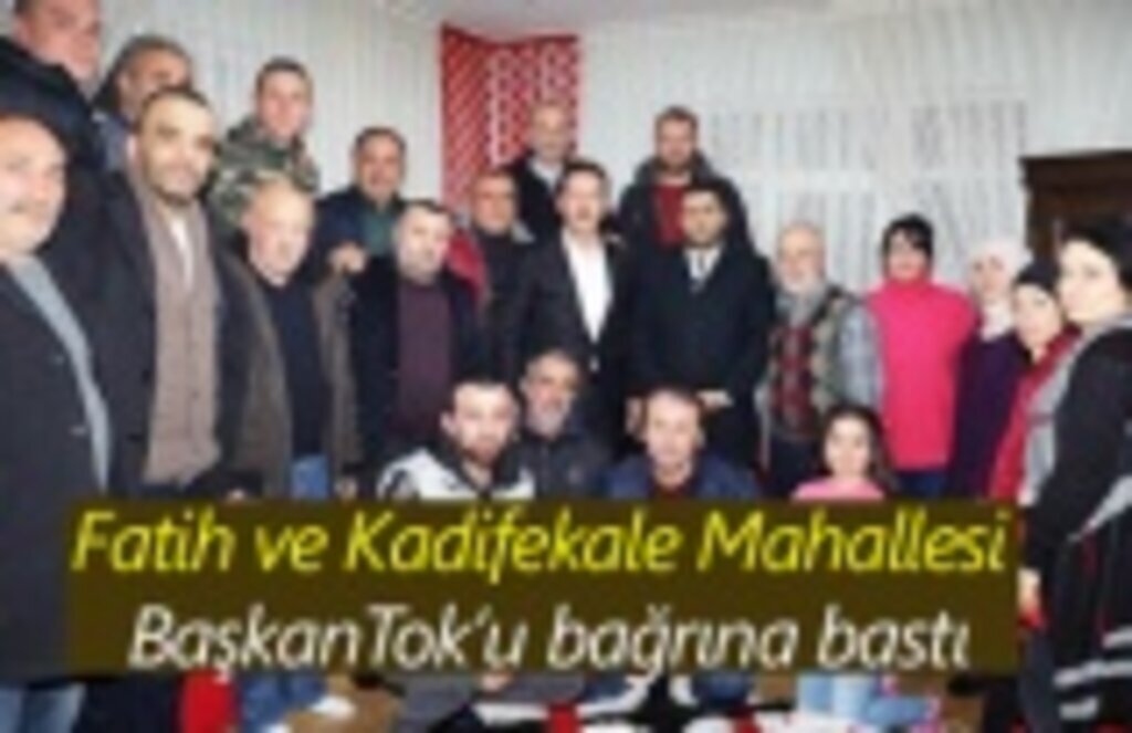 Başkan Erdoğan Tok, her mahallede coşku ile karşılanıyor