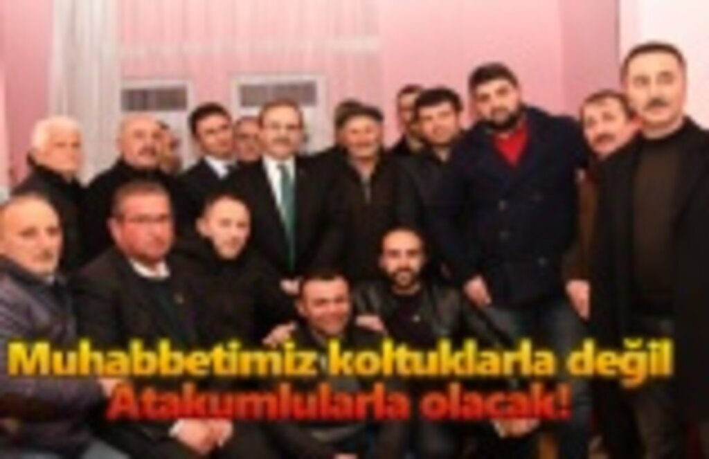 Başkan Zihni Şahin, Çatalçamlılarla buluştu