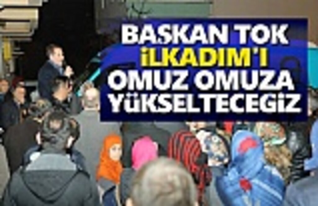 Başkan Tok'a Olan Sevgi Yağmur Dinlemedi