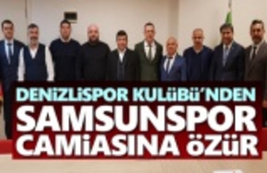 Denizlispor Kulübü, Samsunspor camiasından özür diledi