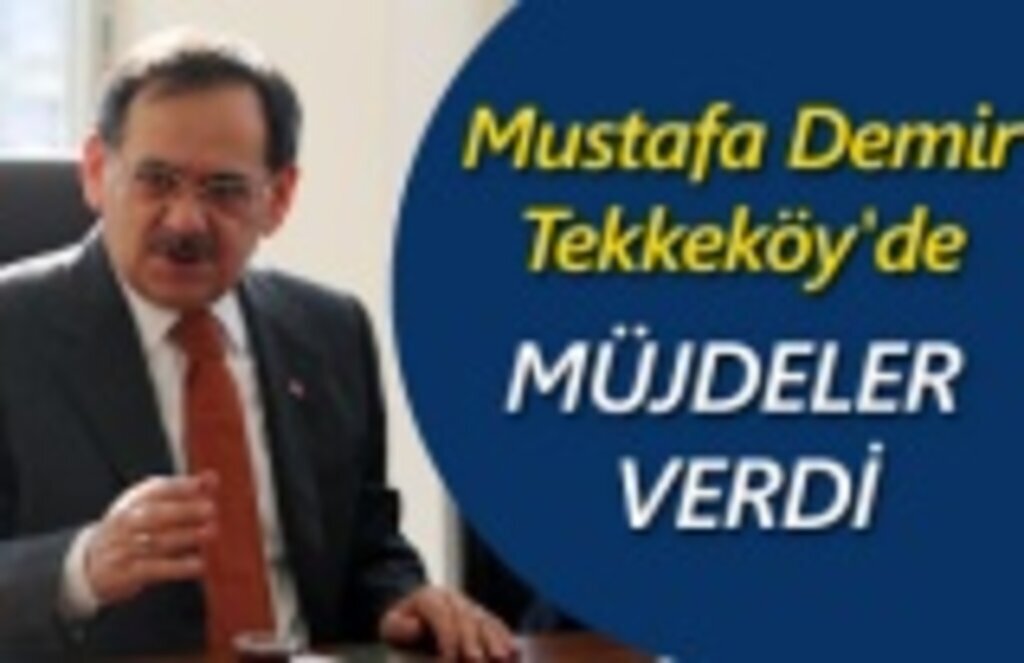 Mustafa Demir, Tekkeköy'de esnaf ve vatandaşla buluştu