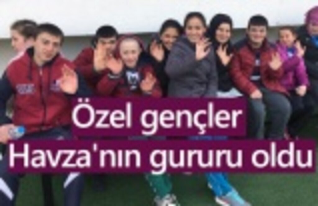 Özel gençler Havza'nın gururu oldu
