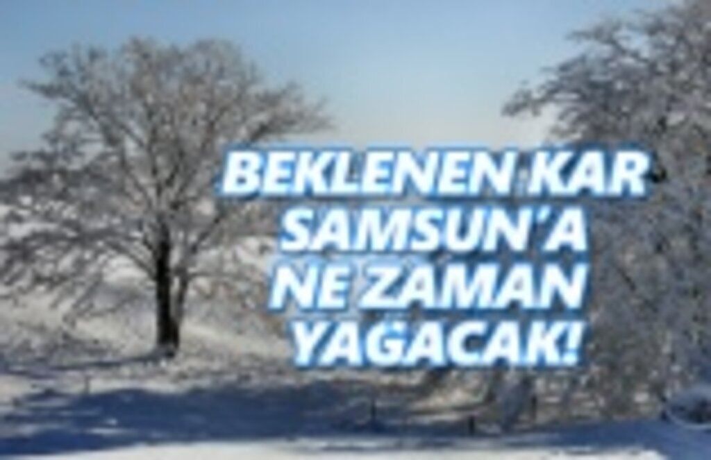 Samsun'a Beklenen Kar Cumartesi Günü Yağacak