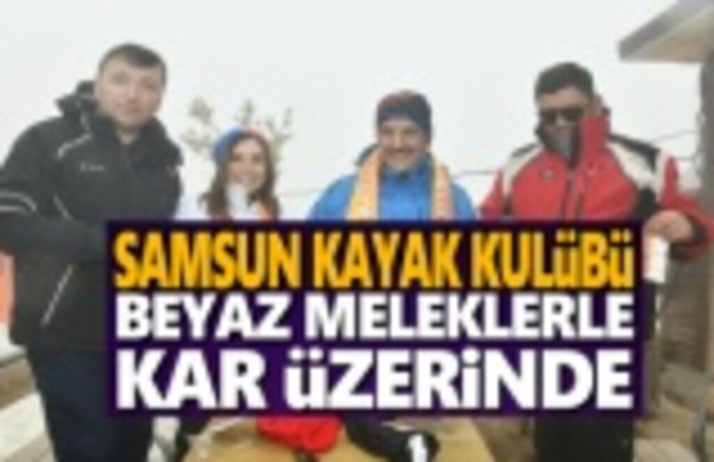 Samsun Kayak Kulübü Beyaz Melekler İle Kar Üzerinde