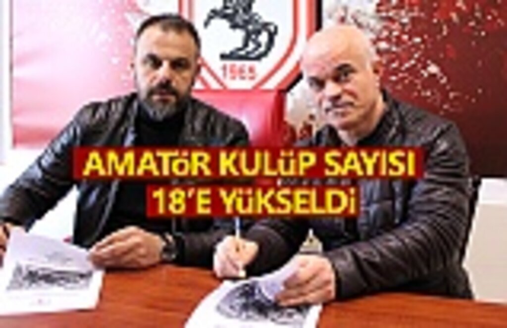 Samsun'da Amatör Spor Kulübü Sayısı 18'e yükseldi