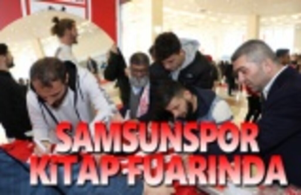 Samsunspor Futbolcuları Kitap Fuarında