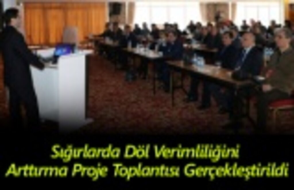 Sığırlarda Döl Verimliliğini Arttırma Proje Toplantısı Gerçekleştirildi