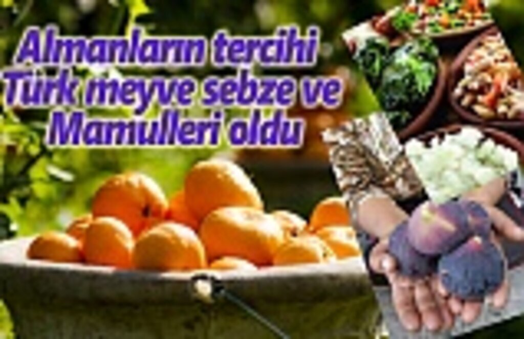 Türk meyve sebzeleri ve mamulleri Almanya’da görücüye çıktı