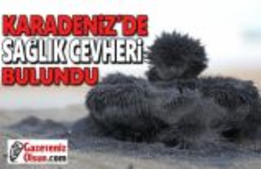 Ünye kumsallarının doğal sağlık cevheri,manyetik siyah kum