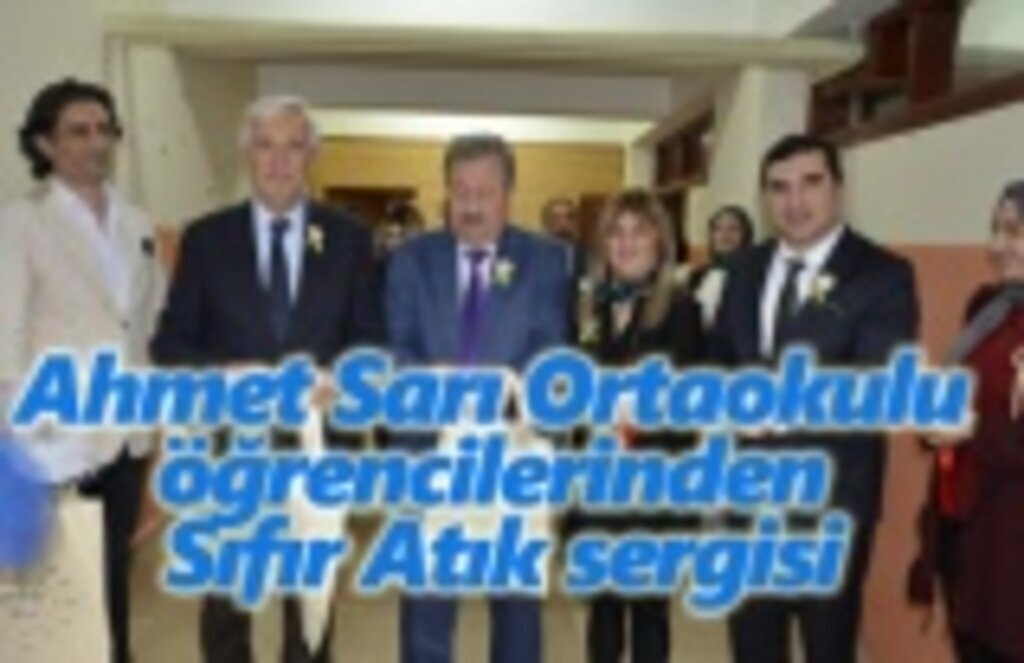 Ahmet Sarı Ortaokulu öğrencilerinden Sıfır Atık sergisi