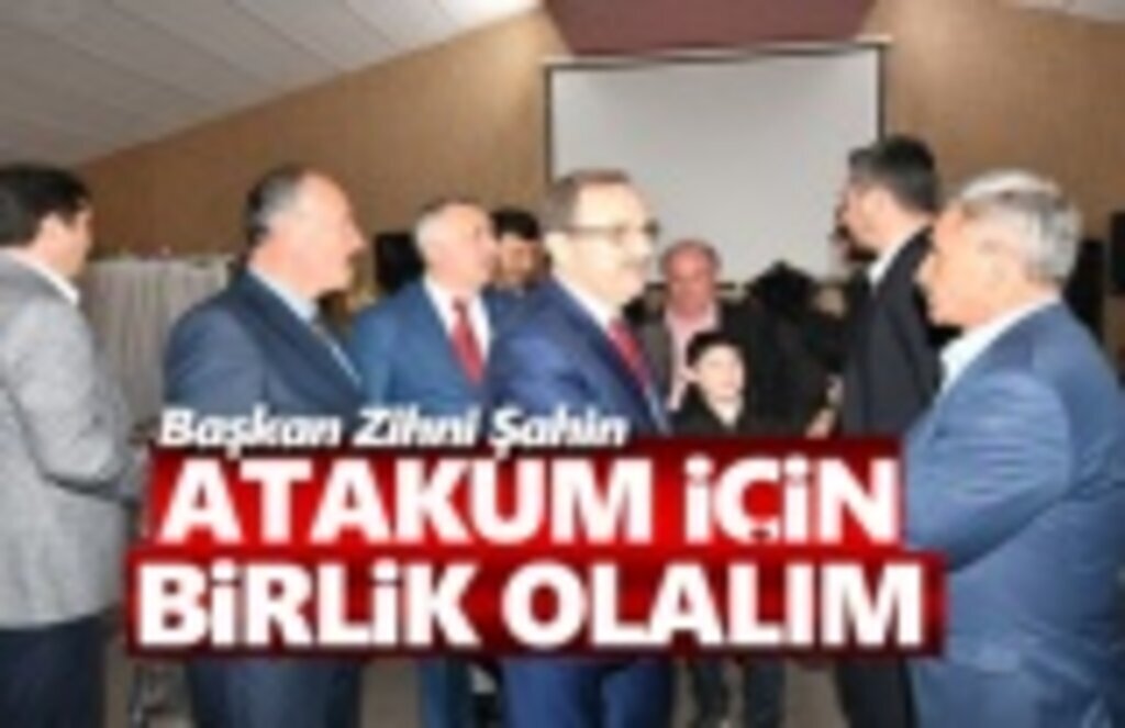 Başkan Şahin, Atakum için birlik olalım