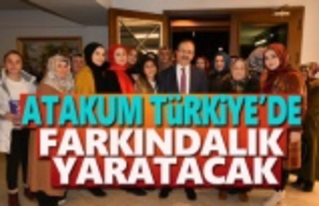 Başkan Şahin Atakum için Büyük Hedeflerimiz var