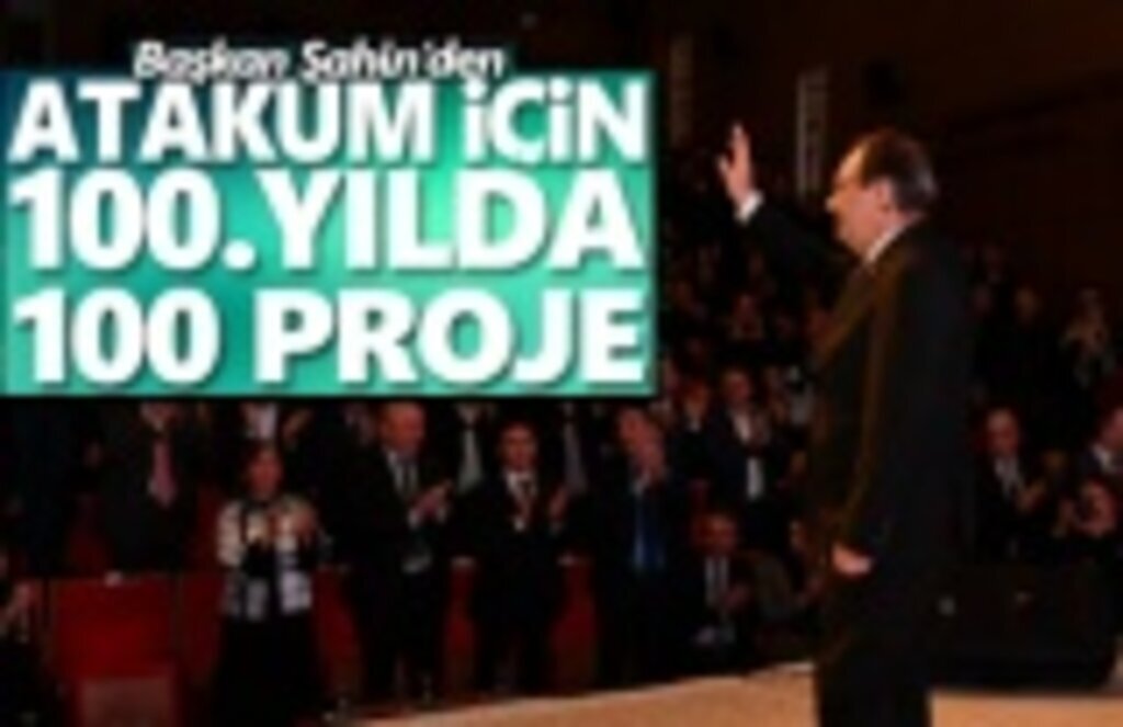 Başkan Şahin'den Atakum için 100'üncü yılda 100 proje