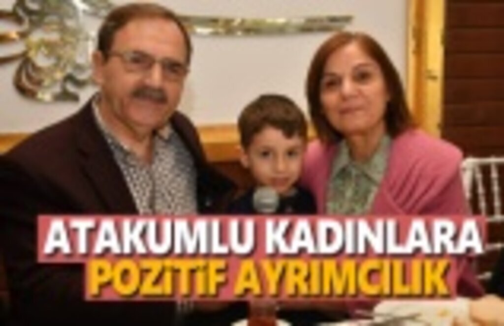 Başkan Şahin'den Kadınlara Pozitif Ayrımcılık