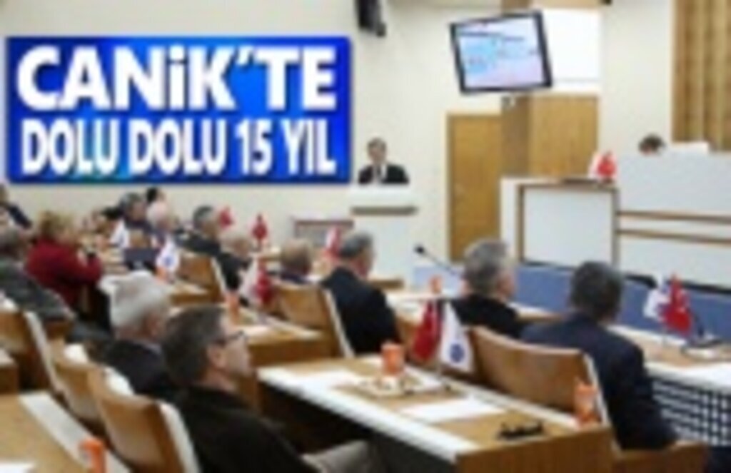 Canik'te dolu dolu 15 yıl