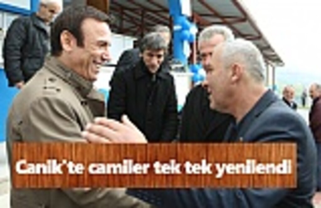 Canik'te camiler tek tek yenilendi