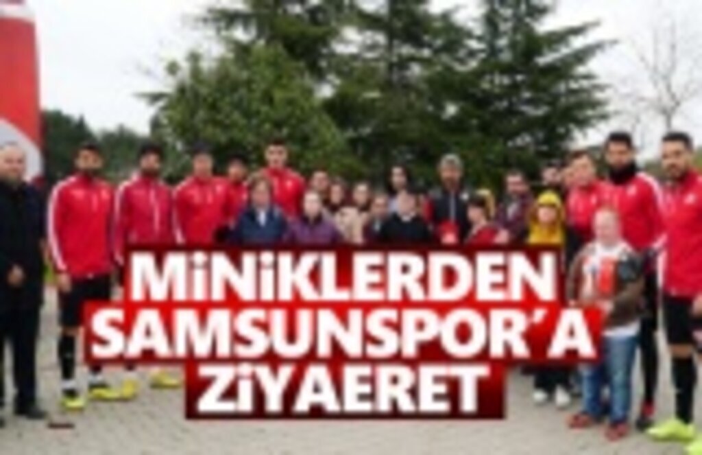 Miniklerden Samsunspor'a Ziyaret