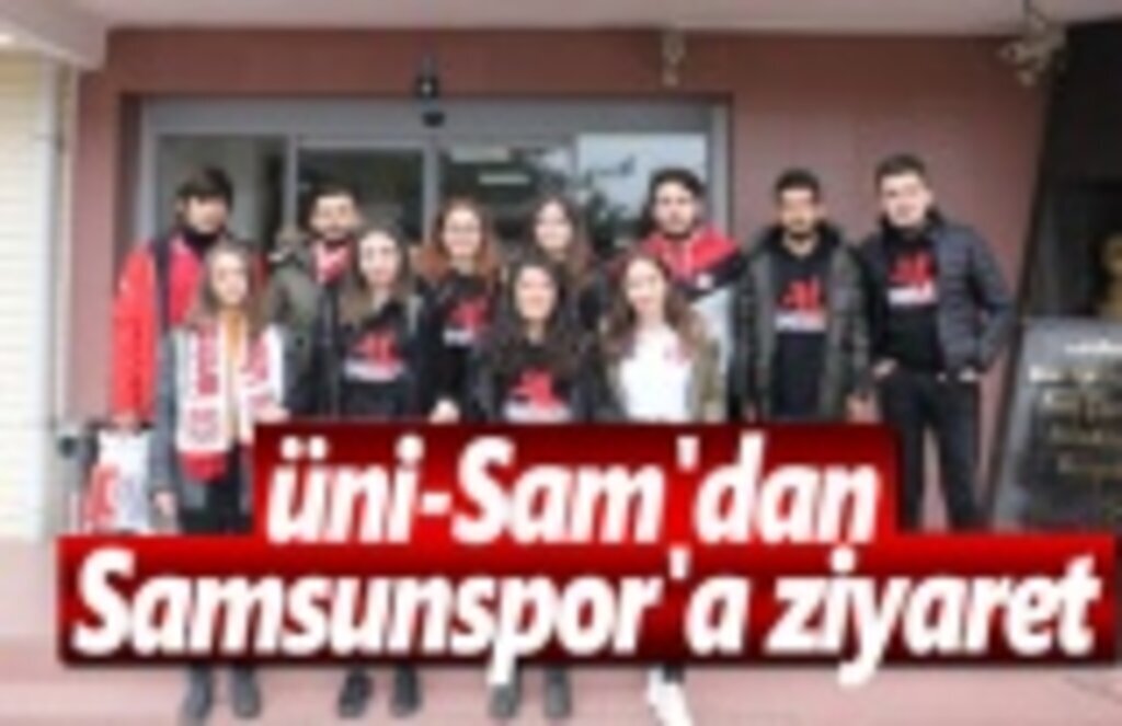 Üni-Sam'dan Samsunspor'a ziyaret
