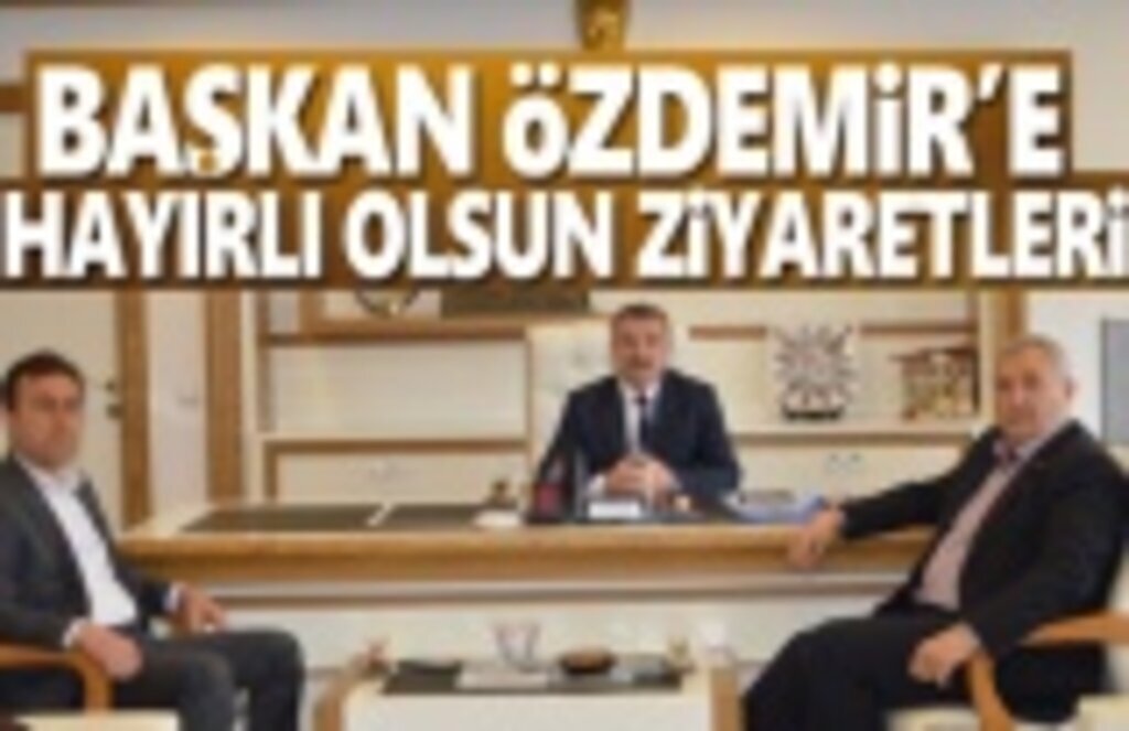 Başkan Özdemir'e Ziyaretler Sürüyor