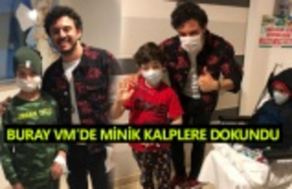 Buray VM'de minik kalplere dokundu