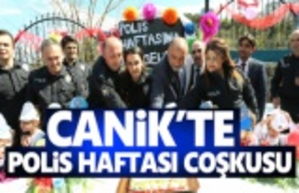 Canik'te Polis Haftası coşkusu