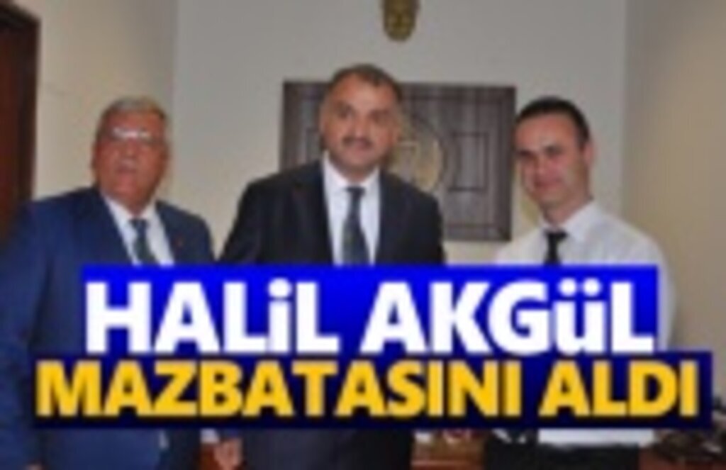 Halil Akgül Mazbatasını Aldı