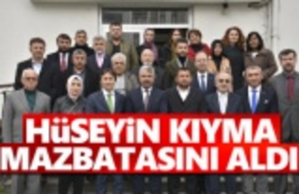 Hüseyin Kıyma Mazbatasını Aldı