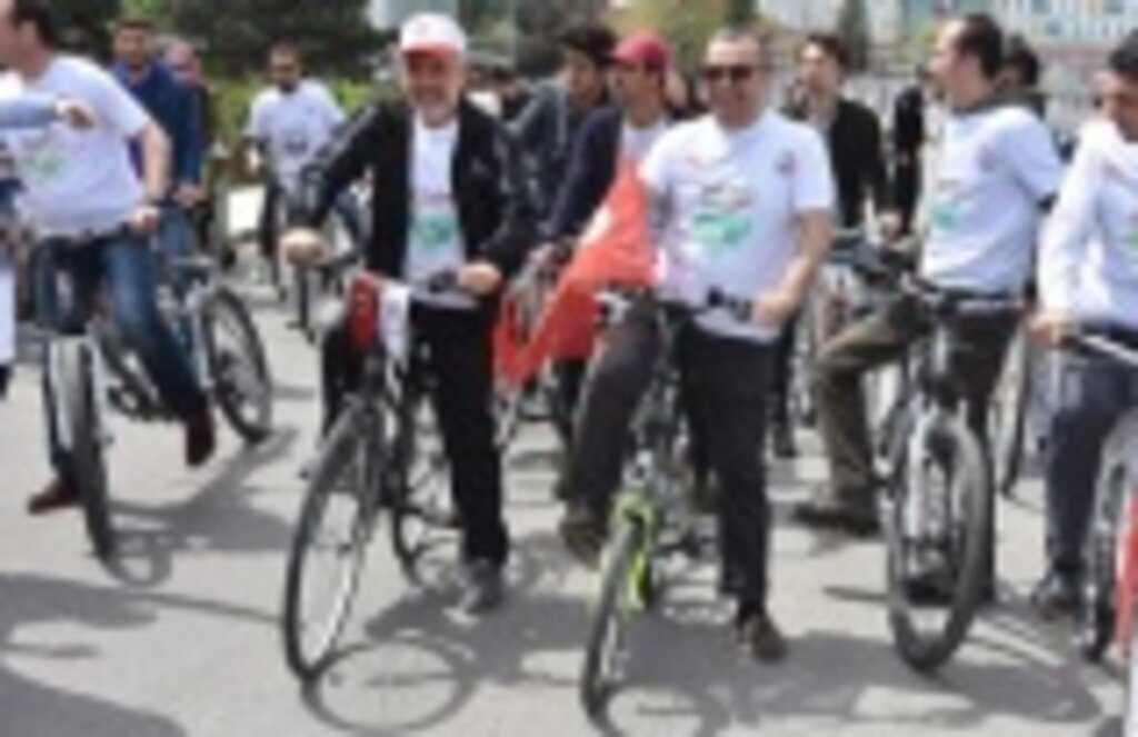 OMÜ 100. Yıl Anısına Pedalladı