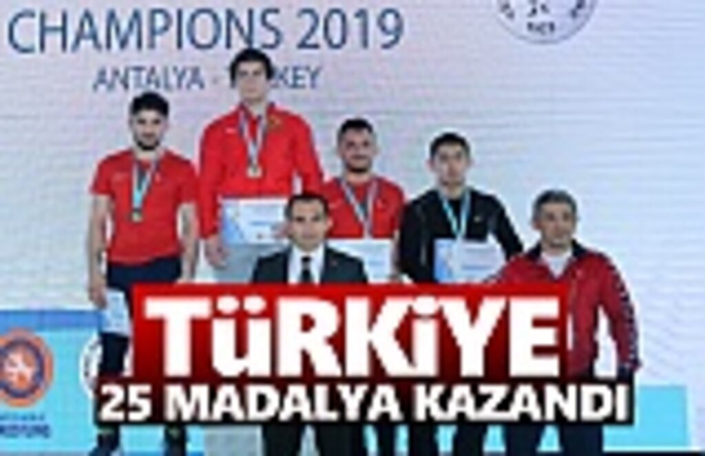 Şampiyonlar Turnuvasında Türkiye 25 Madalya Kazandı
