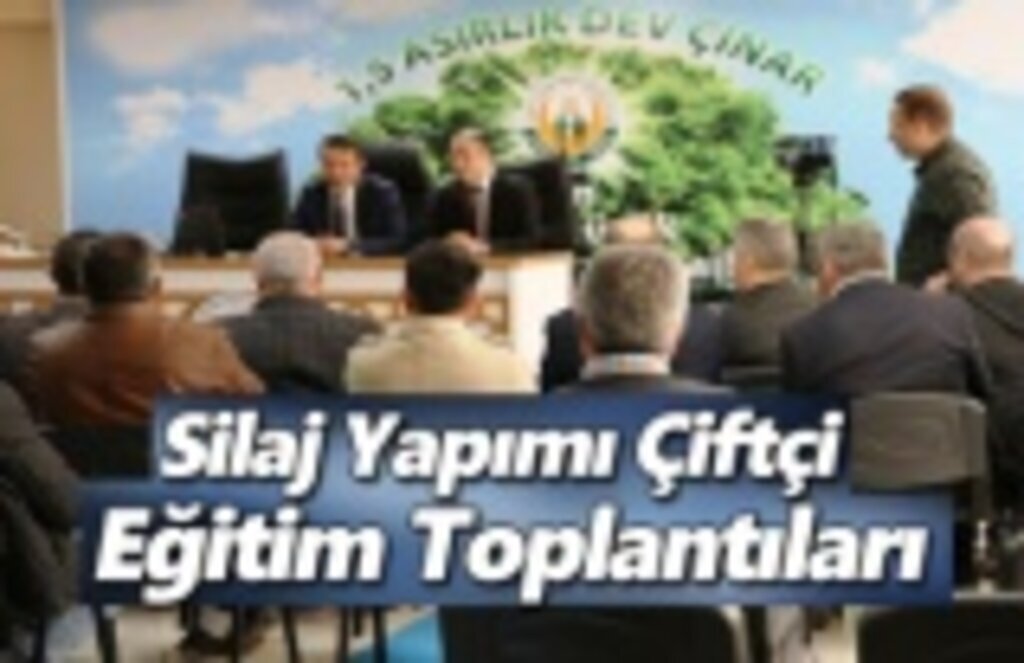 Silajlık Mısır Yetiştiriciliği Çiftçi Eğitim Toplantıları Yapıldı