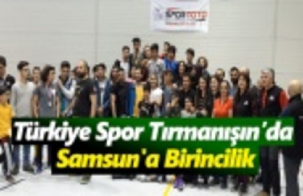 Türkiye Spor Tırmanışında Samsun'a Birincilik