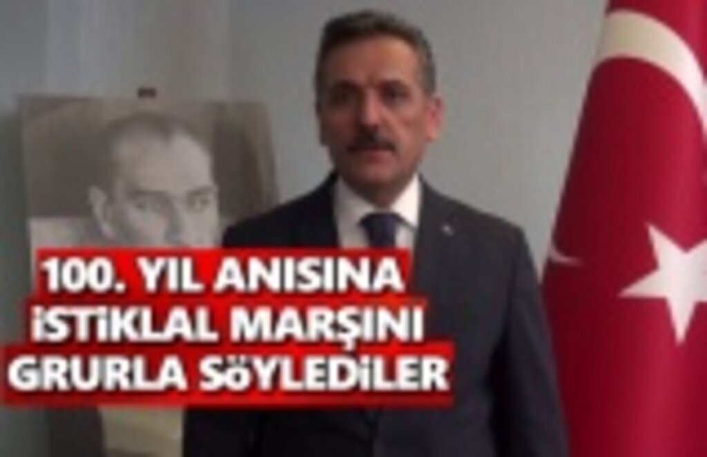 100. Yıl Anısına İstiklal Marşını Gururla Söylediler