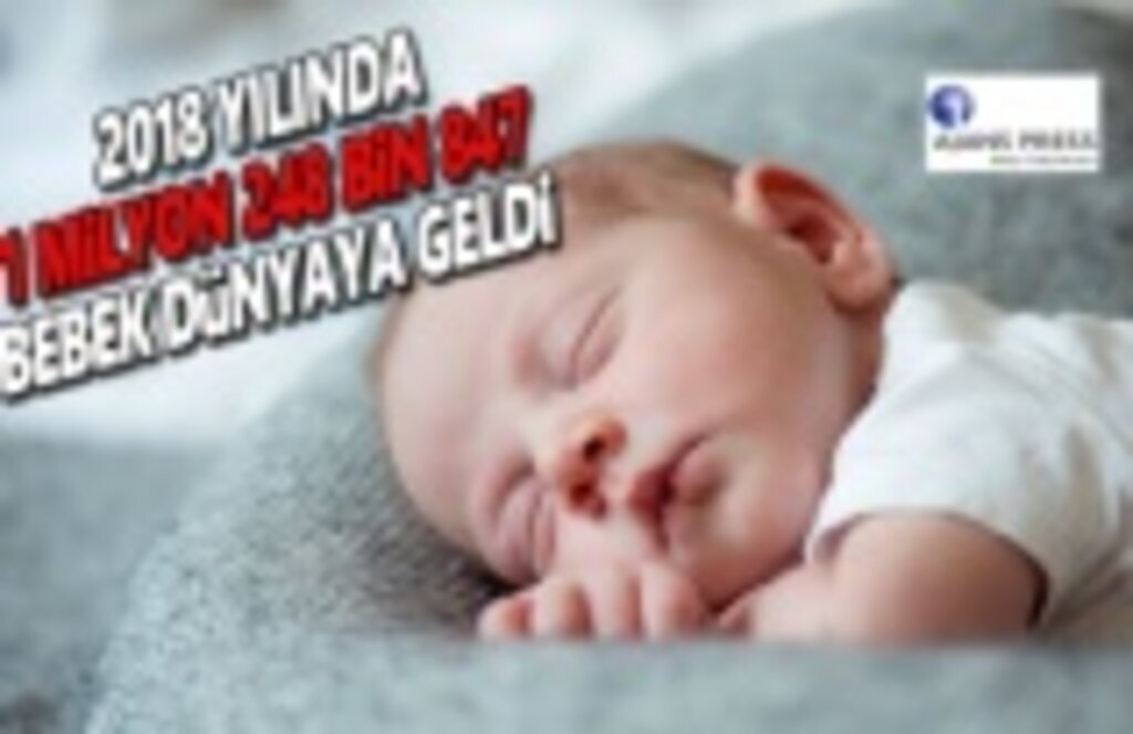 2018 Yılında 1 Milyon 248 Bin 847 Bebek Dünyaya geldi