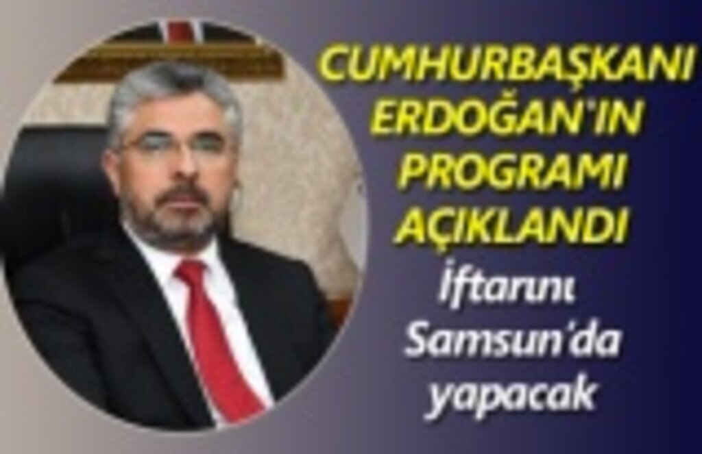 Başkan Aksu: Cumhurbaşkanımız 19 Mayıs'ta Samsun'da