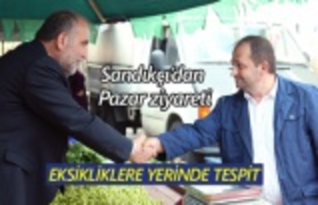 Başkan Sandıkçı: Halkın içinde olacağız