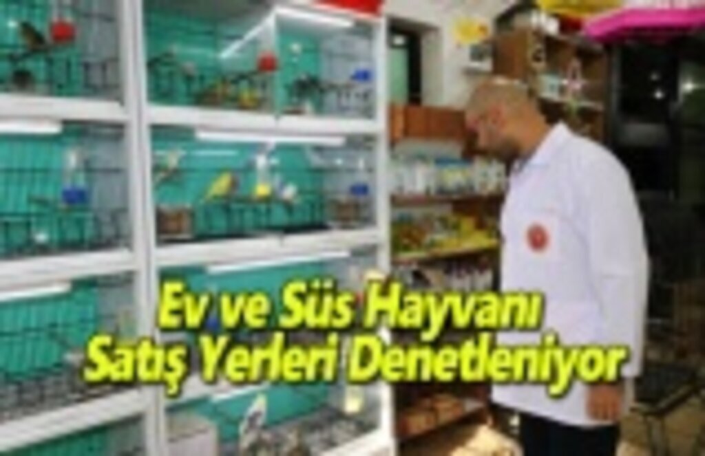 Ev ve Süs Hayvanı Satış Yerleri Denetleniyor