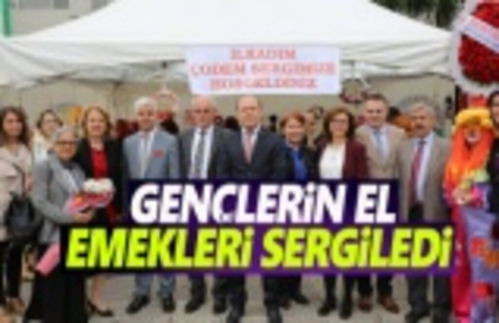 Gençlerin el emekleri sergilendi