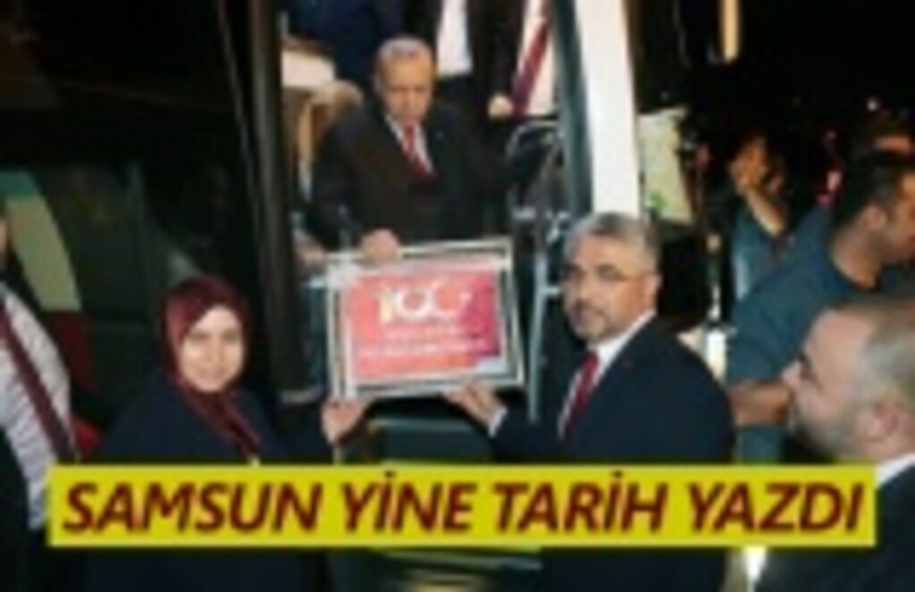 Samsun 100 yıl sonra yine tarih yazdı