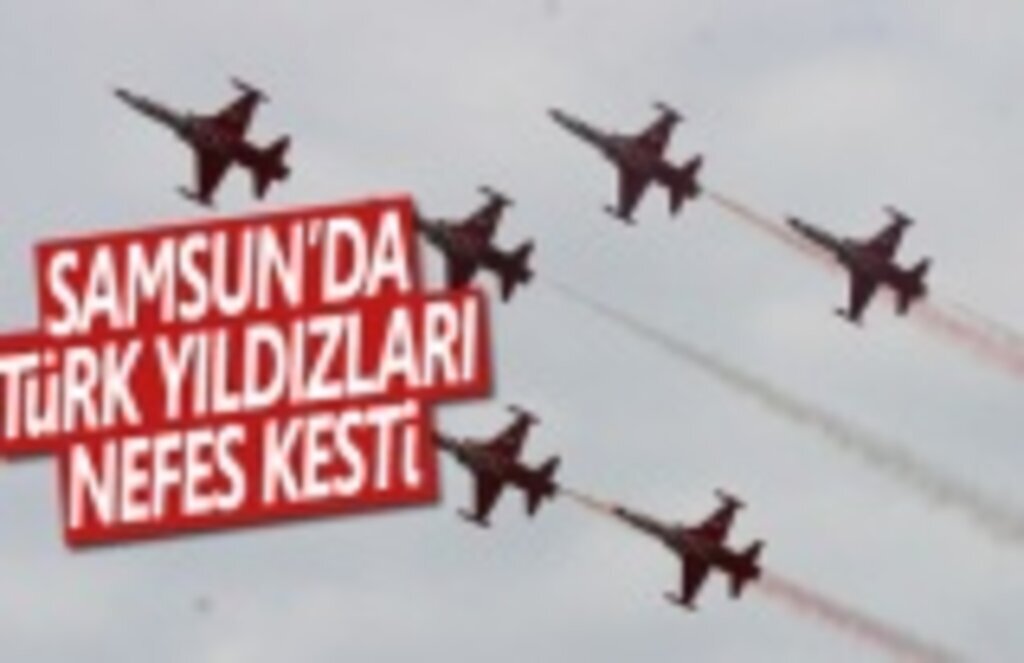 Samsun'da Türk Yıldızları Nefes Kesti