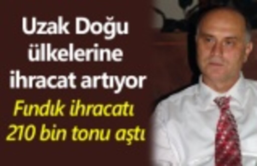 Türkiye iç fındık ihracatı 210 bin tonu aştı